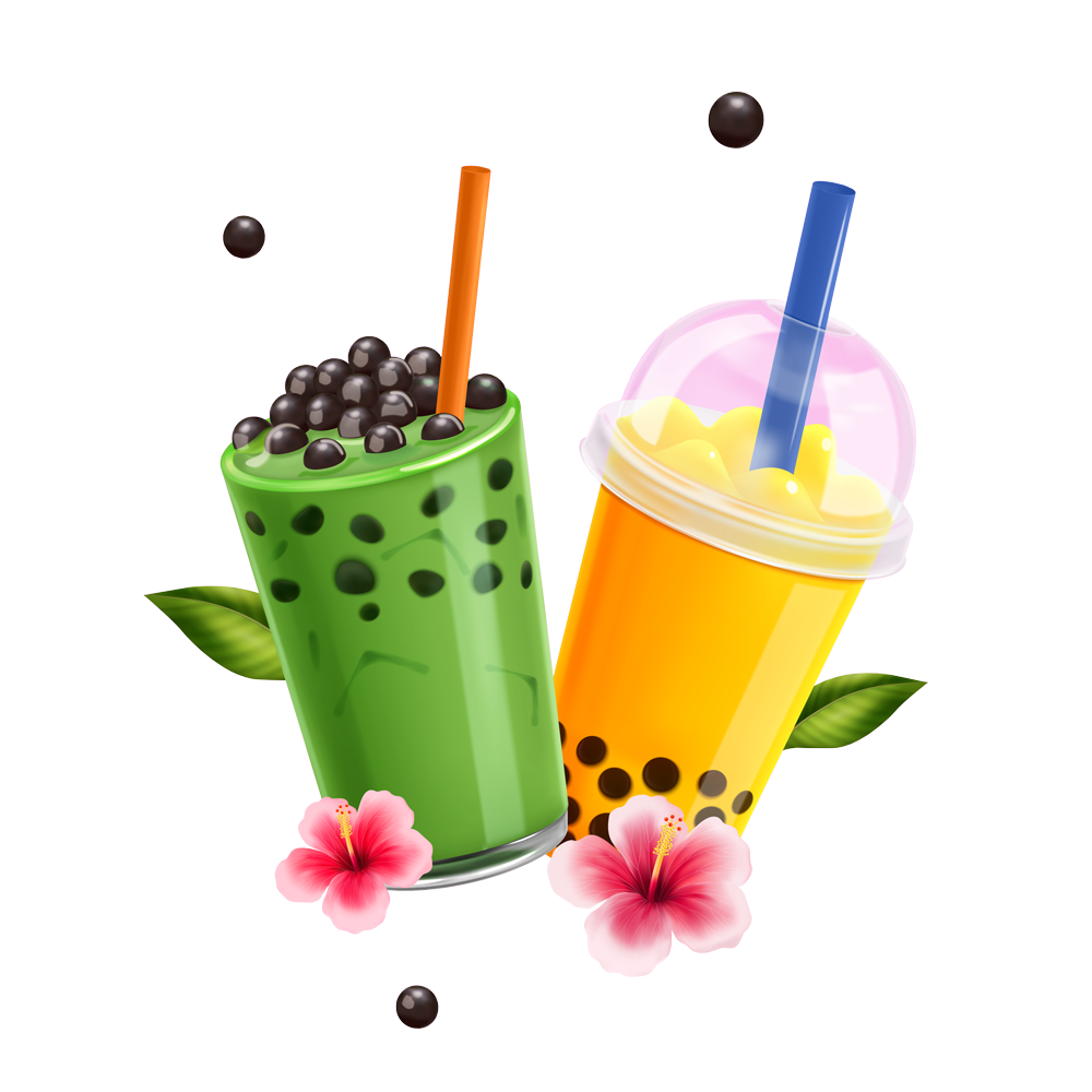 Mama Mia Paradise Bubble Tea pizza