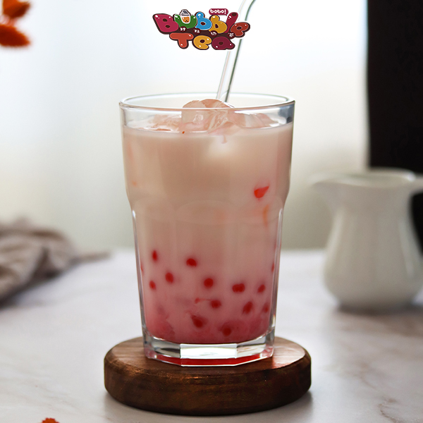 Mama Mia Paradise Bubble Tea Strawberry Bubble Milk Tea